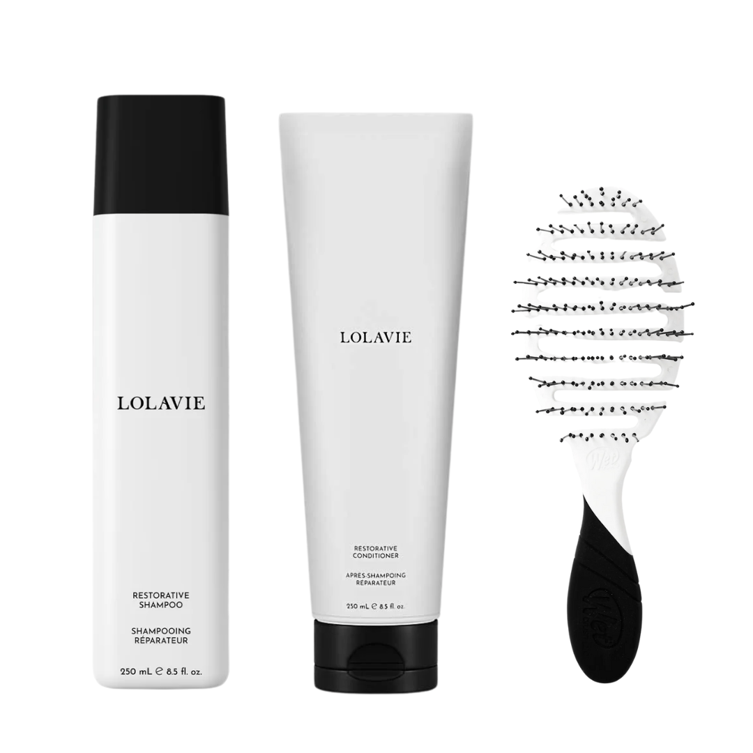 LolaVie Restorative Shampoo & Conditioner Discovery set